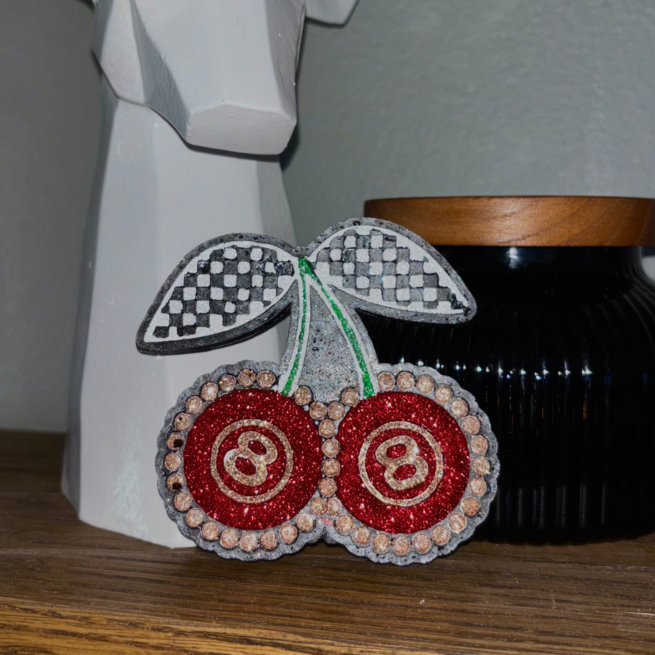 8-ball checker cherries