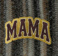 gold + maroon varsity mama