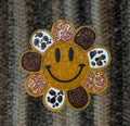 orange flower smiley