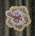 gold + pink hibiscus