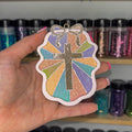 stained glass cross