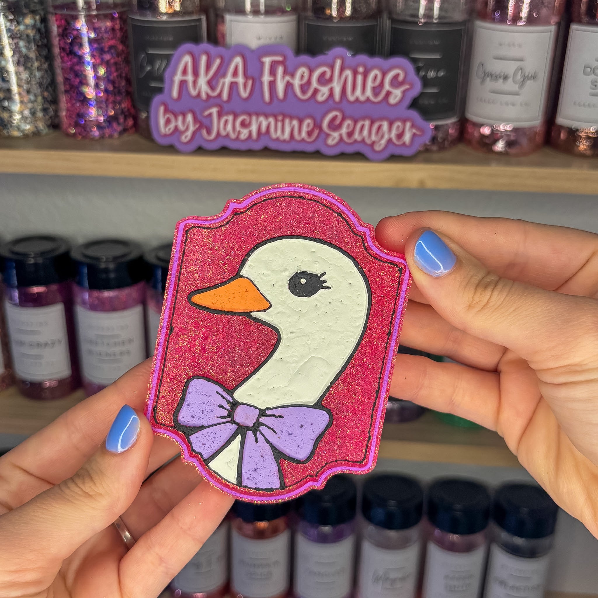 pink goose