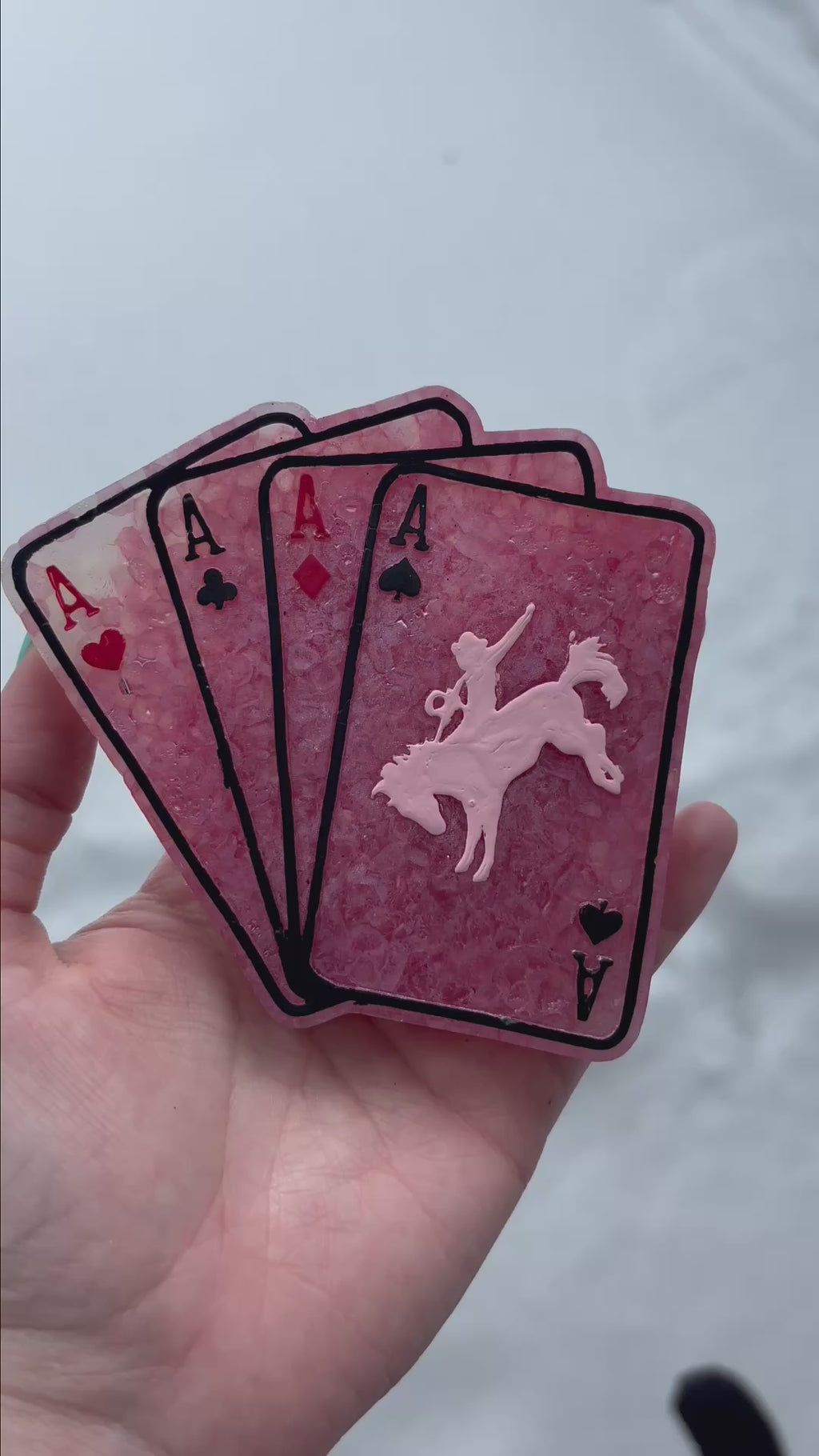pink cowboy cards